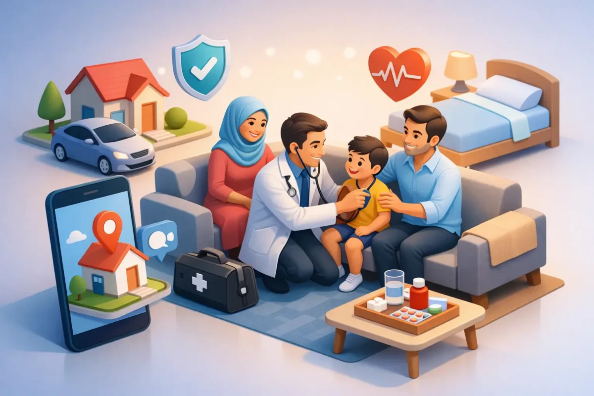زيارة طبيب للمنزل براحة وأمان
