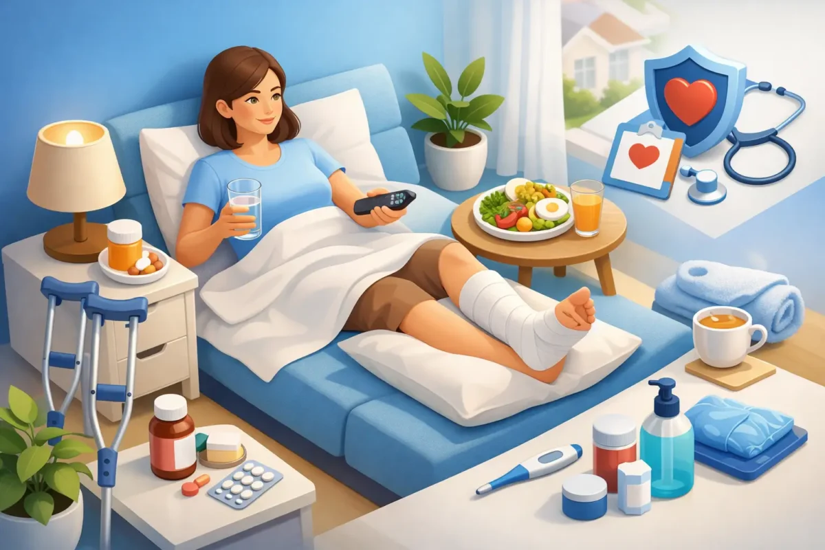 دليل التعافي بعد العمليات في المنزل