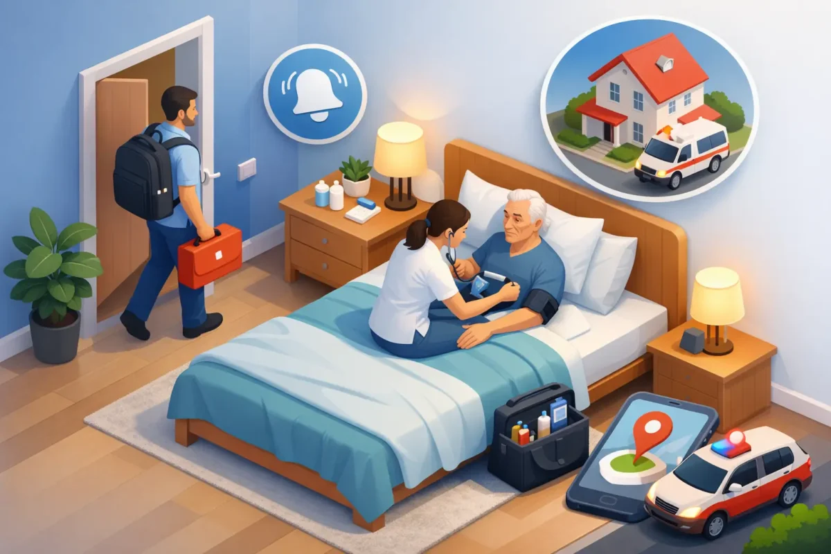 متى يحتاج المريض زيارة منزلية عاجلة؟